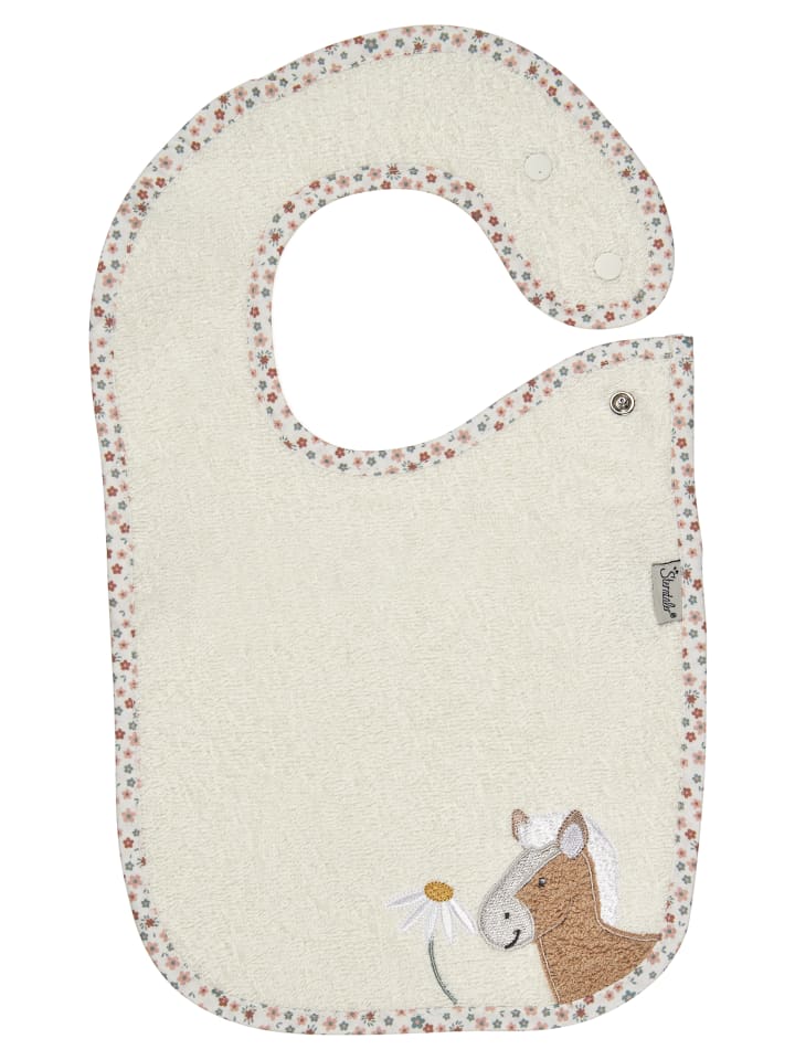 Sterntaler Lätzchen Druckknopf PFERD Sunny in ecru günstig kaufen onesize