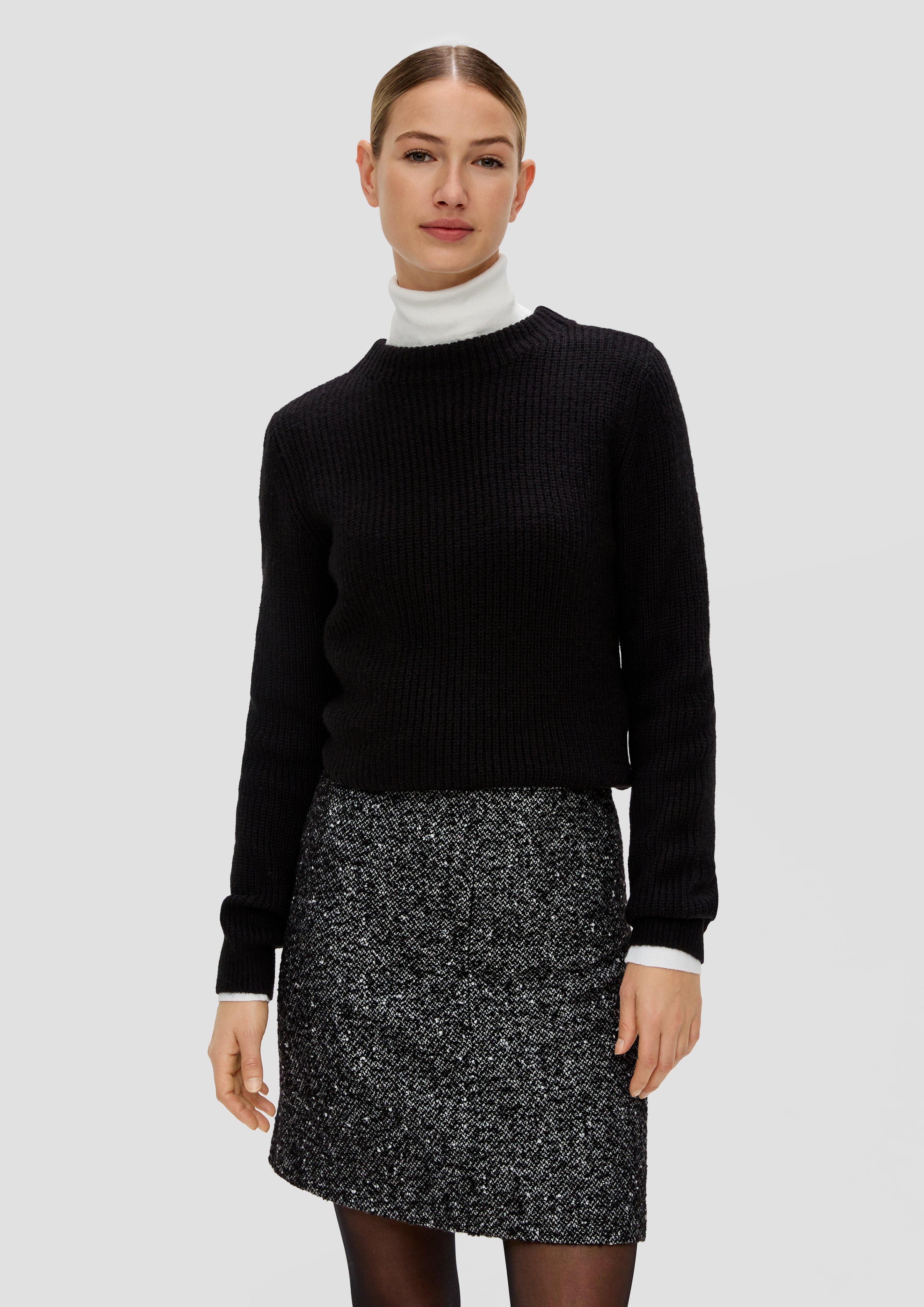 Wollrock mit Bouclé  2138829-99P0