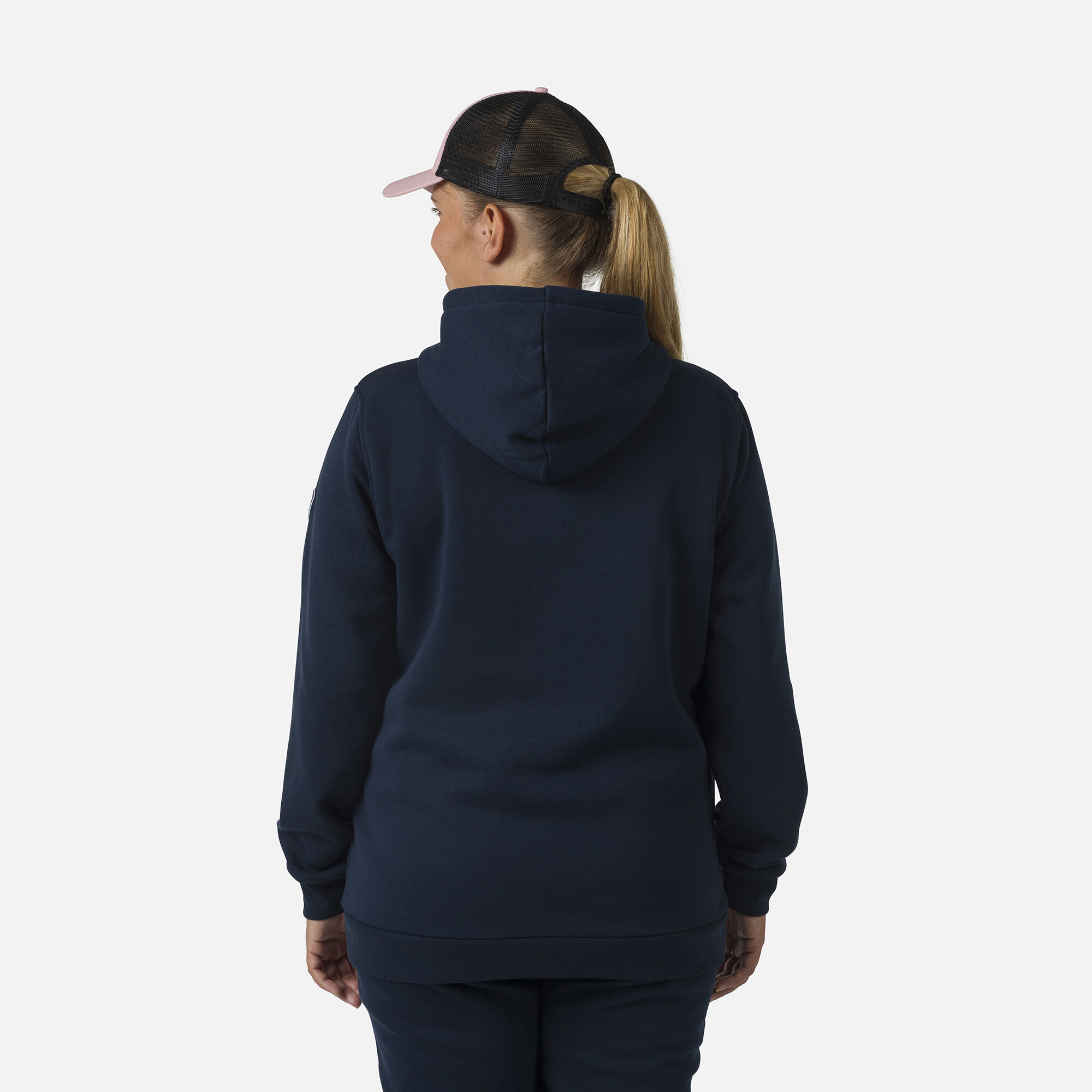 Sweat à capuche molletonné Logo Femme