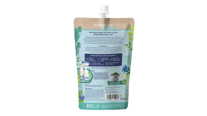 Mabyen Kids Schaumseife Nachfüllung 250 ml
