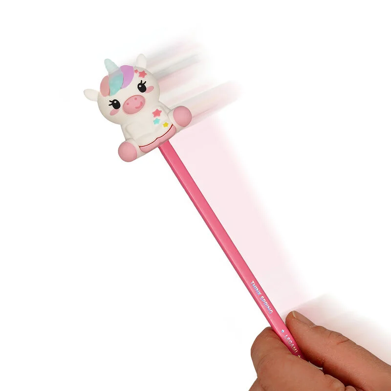 Apontador de lápis com efeito de luz e estojo - Apontar é mágico