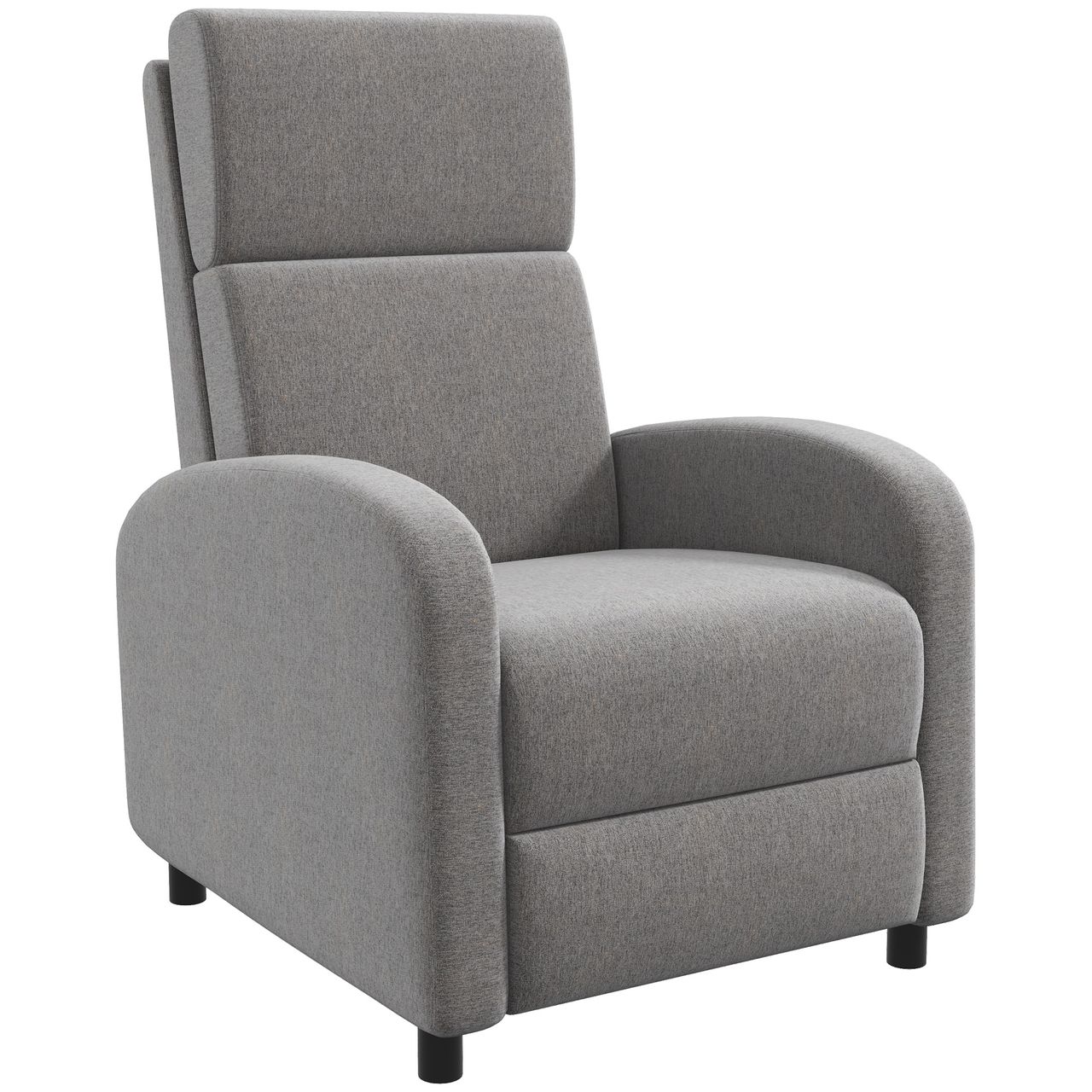 HOMCOM Relaxsessel Einzelsofa Liege 160° neigbarer Fernsehsessel für Wohnzimmer
