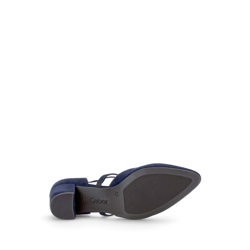 Gabor fashion Spangenpumps blau