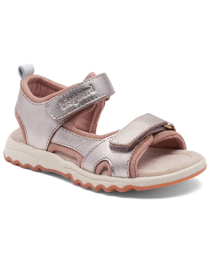 bisgaard Sandalen in Silber/ Rosa günstig kaufen