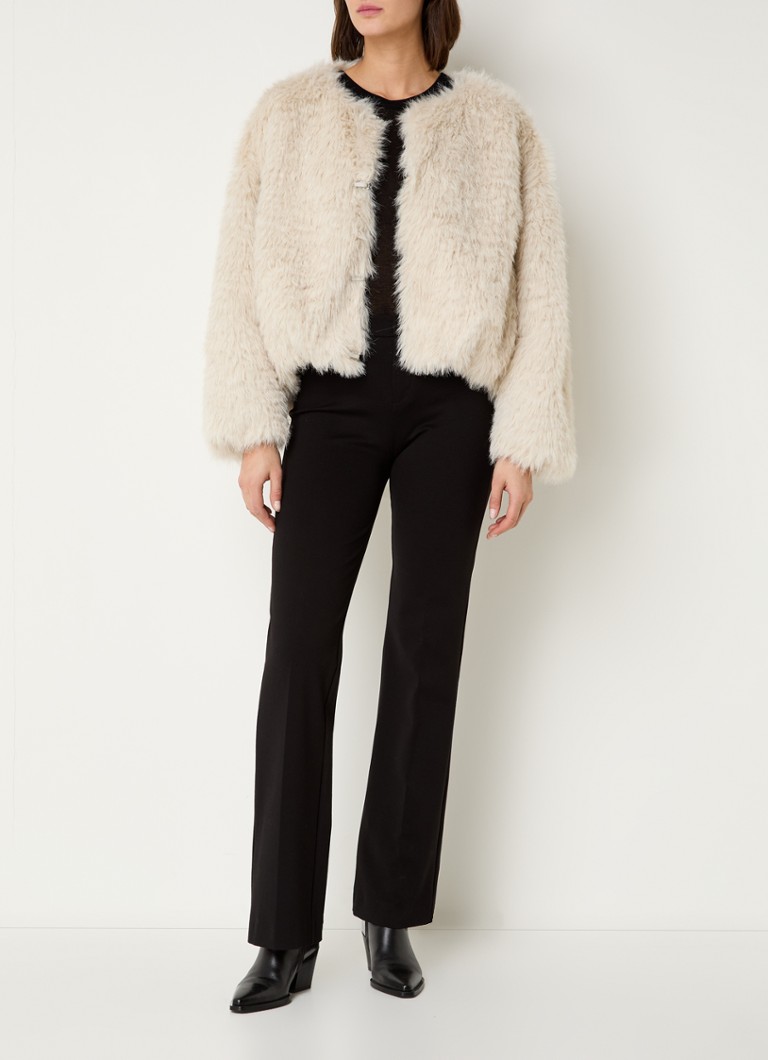 DRYKORN Kilchurn faux fur jacket with side pockets
