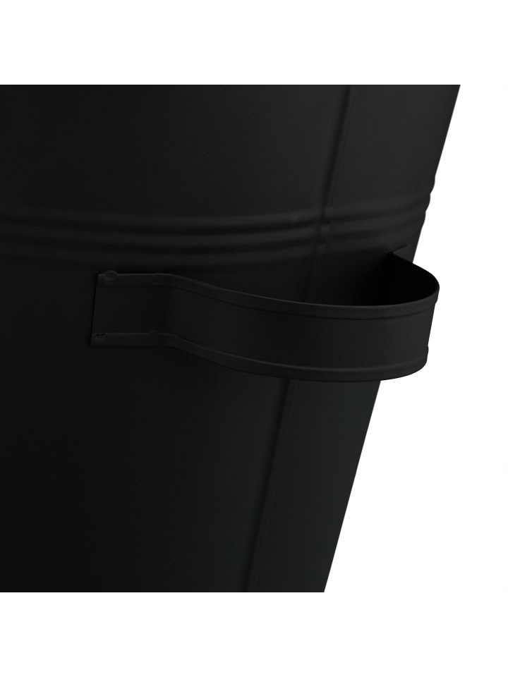 relaxdays 2tlg. Ascheeimer Set in Schwarz - 11 L günstig kaufen onesize