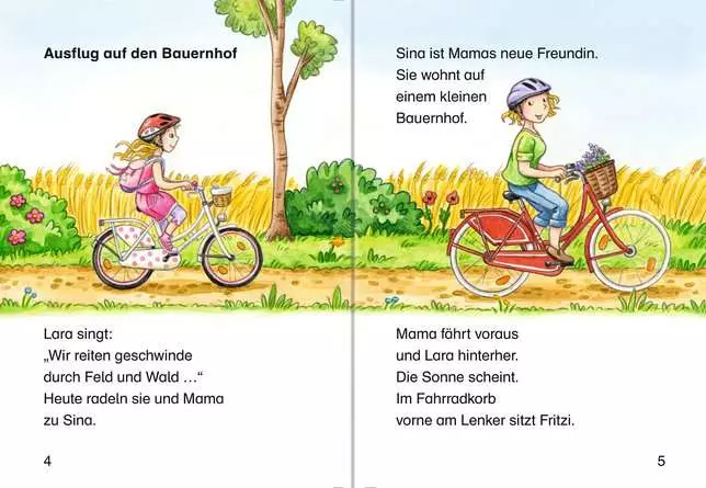 Leserabe - 1. Lesestufe: Lara und die freche Elfe. Auf dem Ponyhof