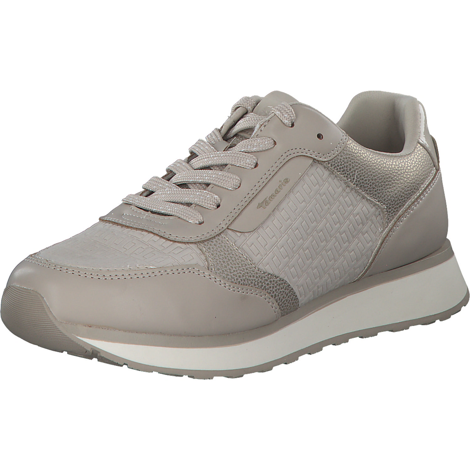 Tamaris 23752, Schnürschuhe, Damen, Beige