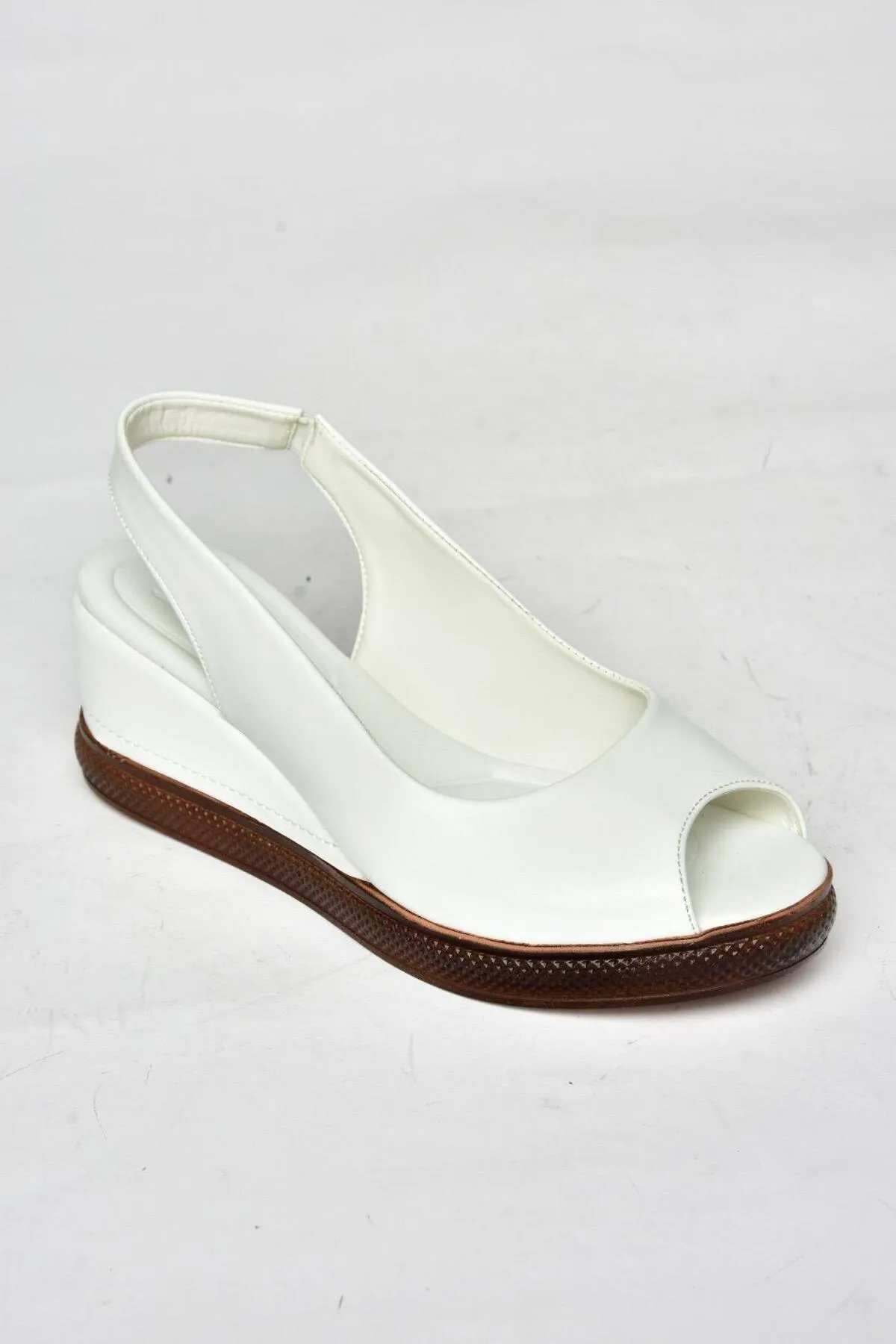 Fox Shoes  Sandalette - Weiß - Keilabsatz