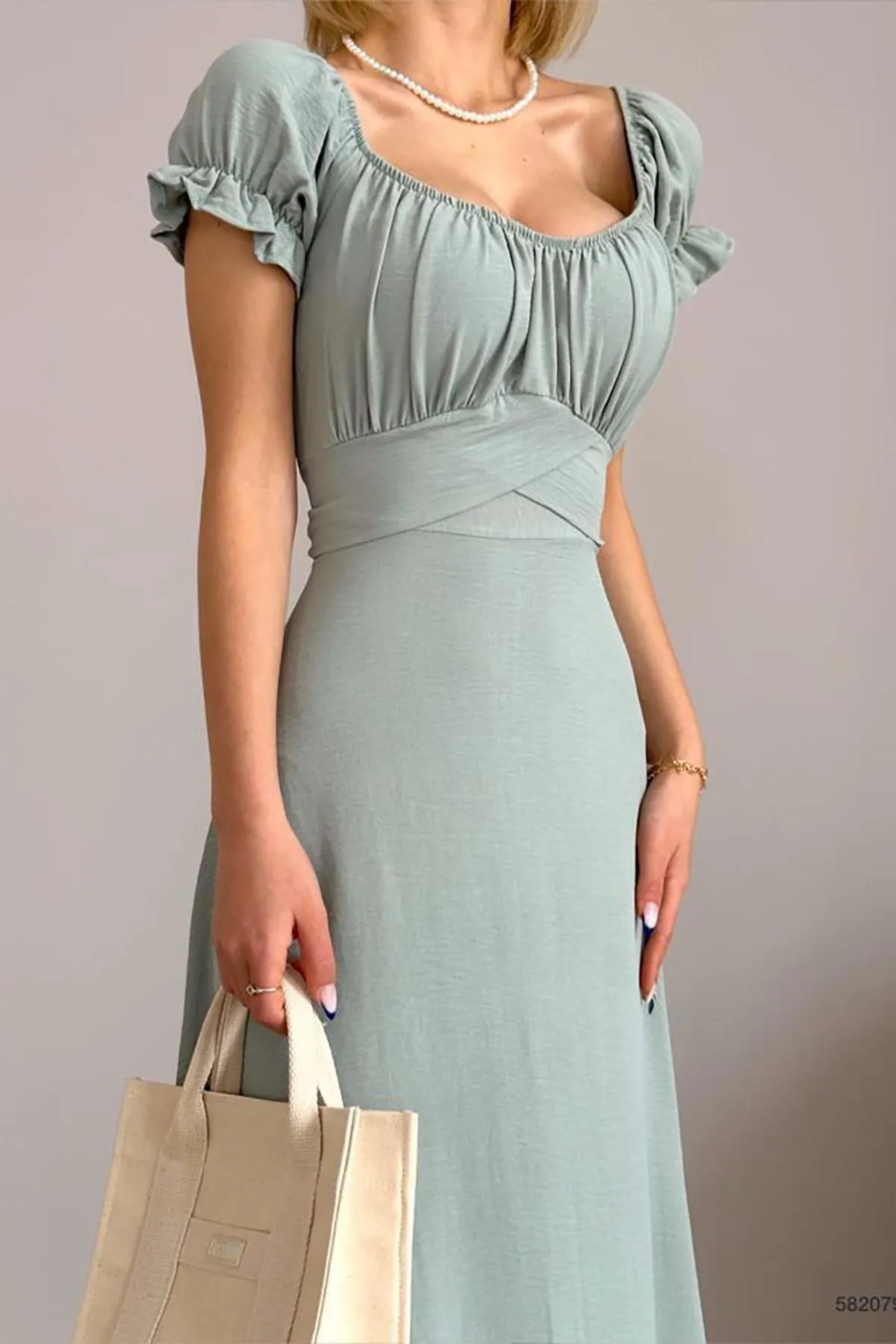 Deafox  Kleid - Grün - A-Linie