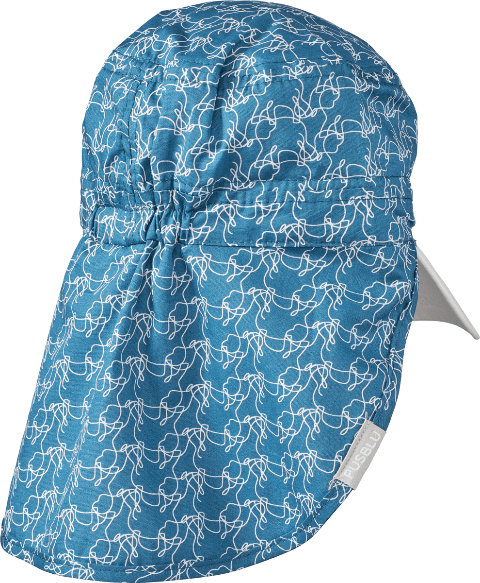 Schirmmütze, blau, Gr. 52/53, 1 St