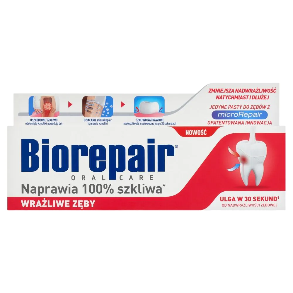 Biorepair dantų pasta jautriems dantims