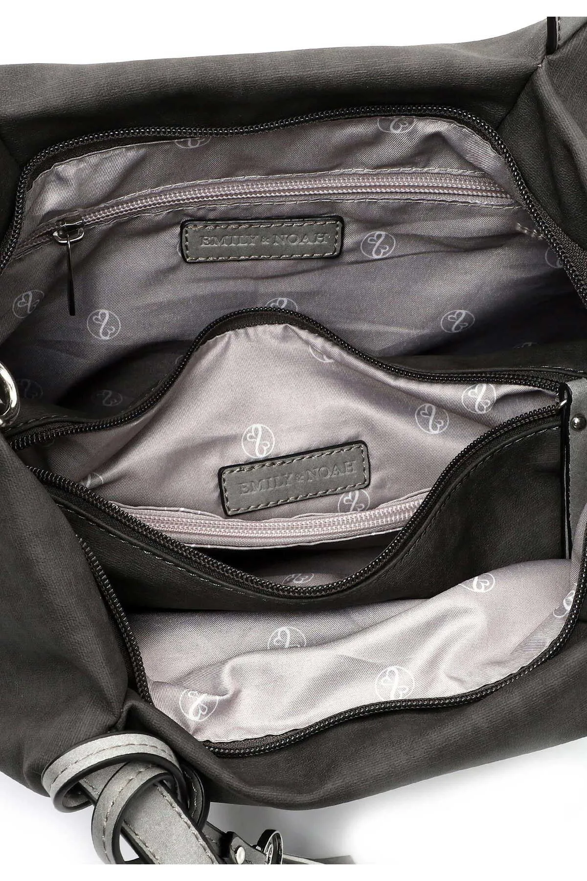 Emily & Noah  Handtasche - Grau - Unifarben