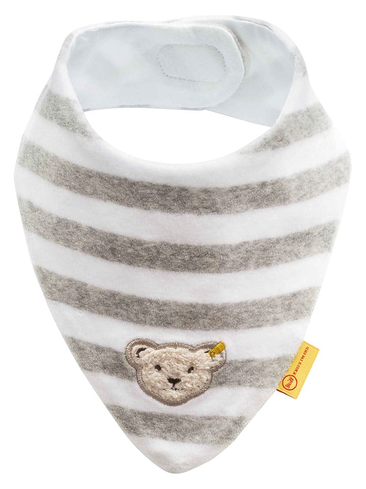 Steiff 3tlg. Outfit in Grau/ Weiß günstig kaufen