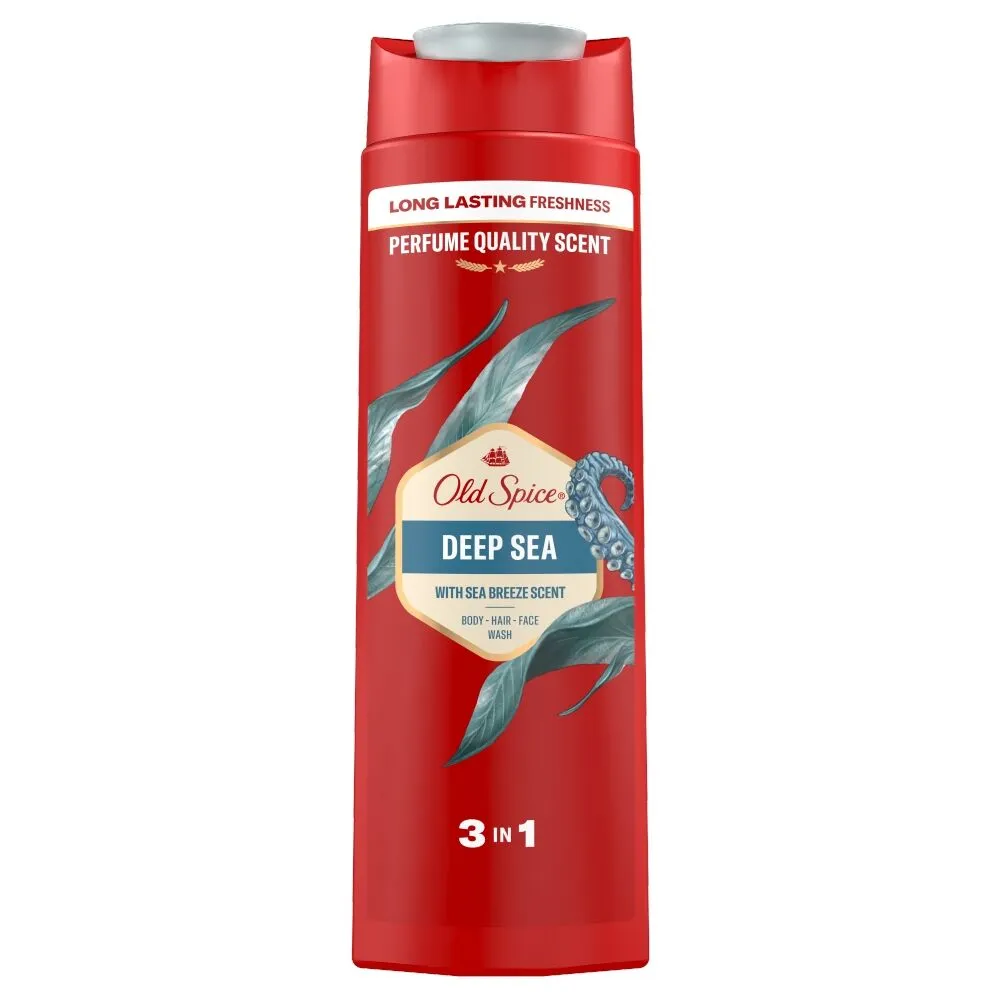Old Spice Deep Sea Αφρόλουτρο & Σαμπουάν για Άνδρες