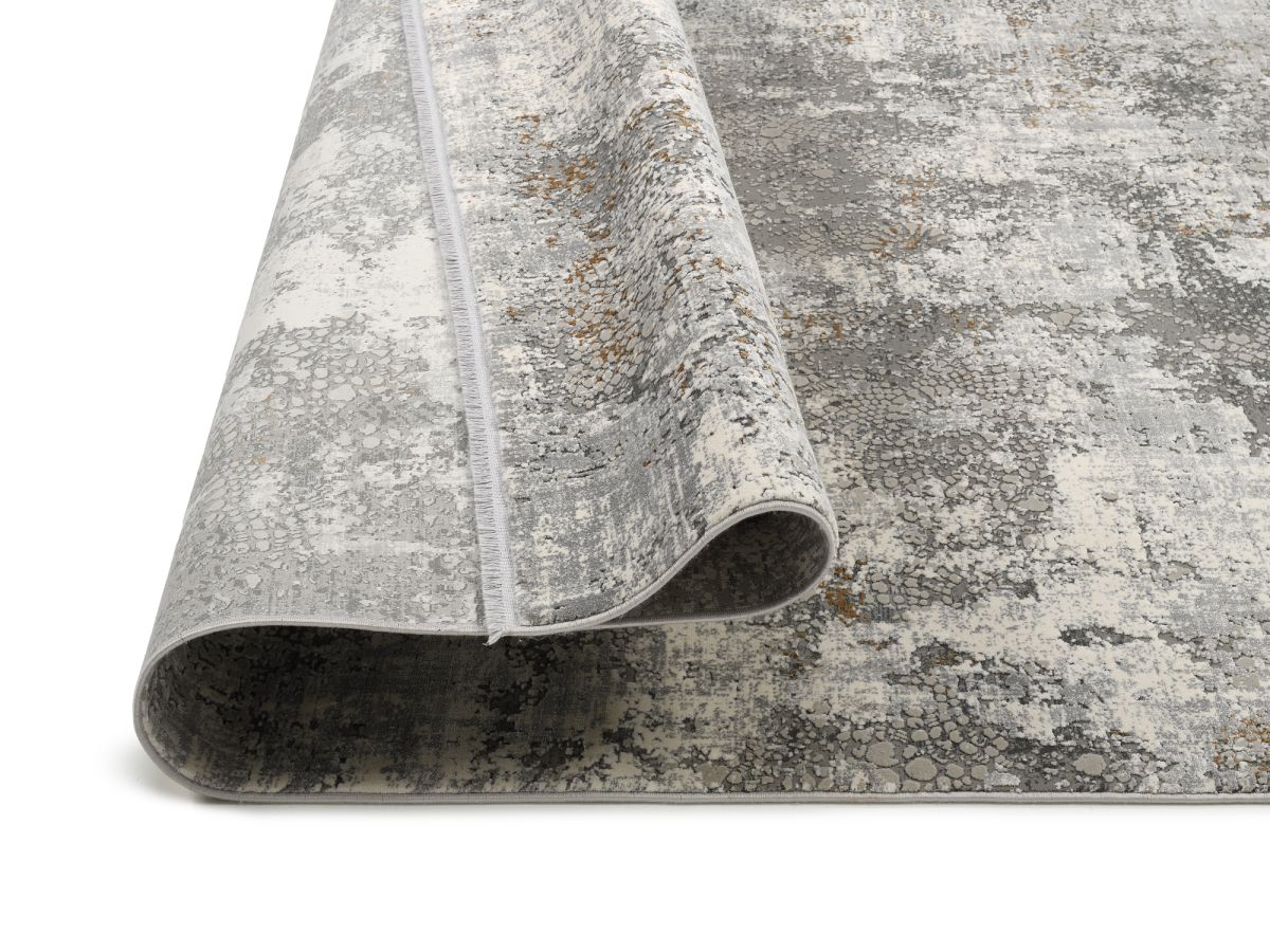 Webteppich Baran Beige-Grau 140 x 200 cm