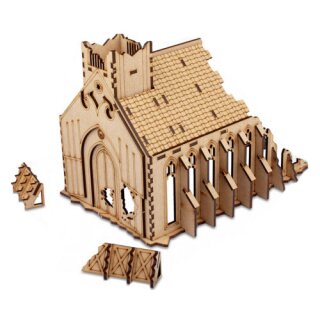 Gothic Damaged Ruined Chapel