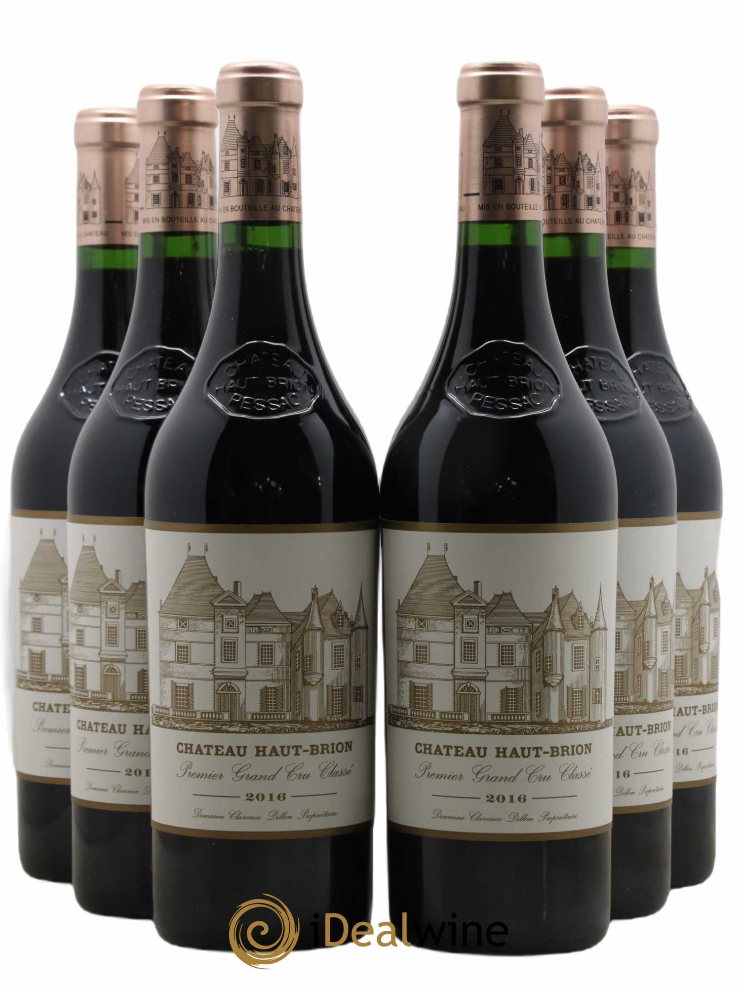 Château Haut Brion 1er Grand Cru Classé  2016 - Lot de 6 Bouteilles