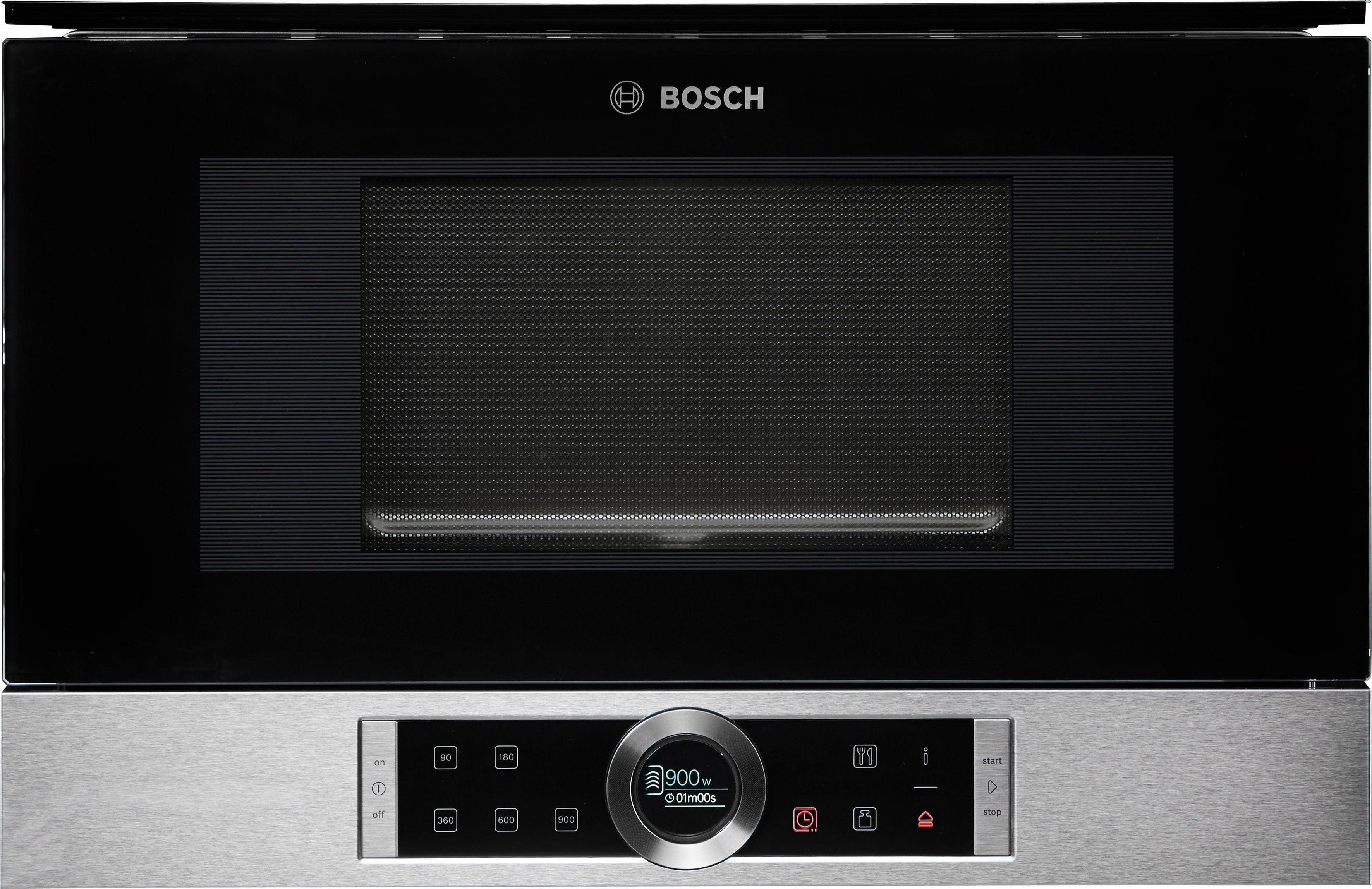BOSCH Einbau-Mikrowelle BFR634GW1, Mikrowelle, 21 l