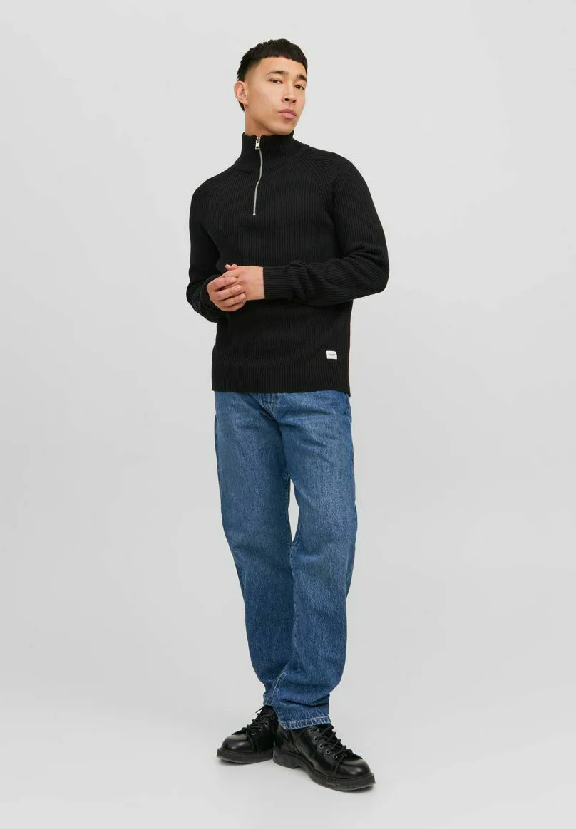 Suéter Jack & Jones con media cremallera y panel