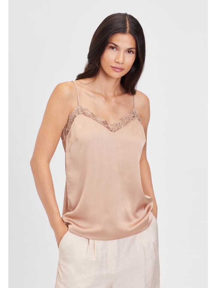 LASCANA Spaghettitop in beige günstig kaufen