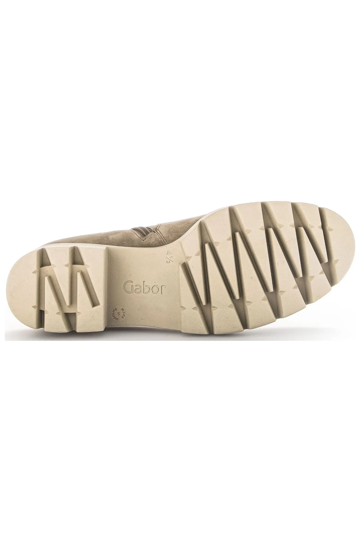 GABOR  Stiefelette - Beige - Blockabsatz