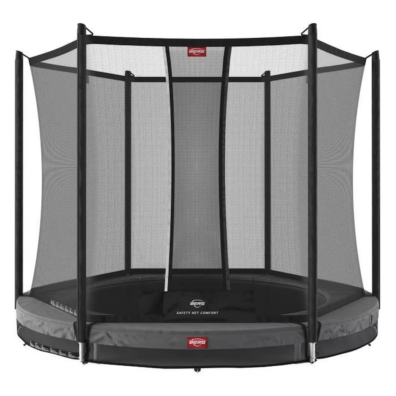 Trampoline BERG Favorit InGround 330 Grey + Safety Net Comfort gris