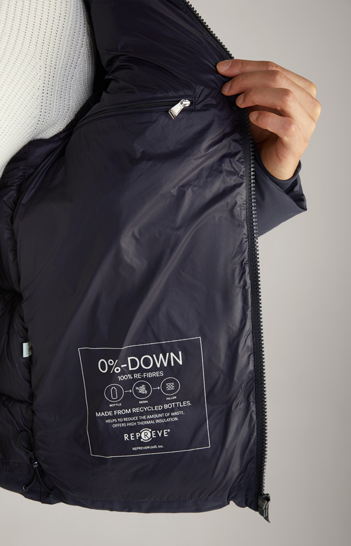 Steppjacke Joshas in Navy