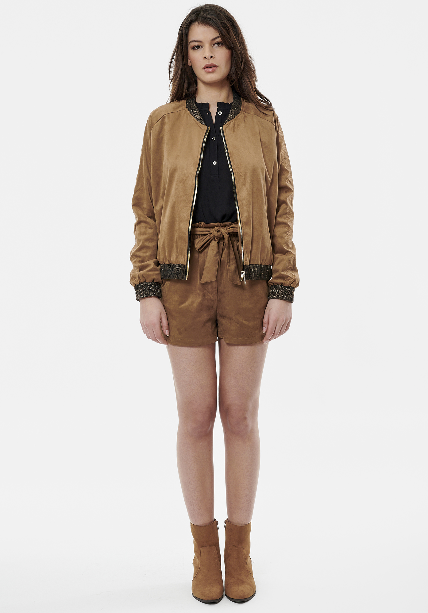 BANAS  Veste marron femme