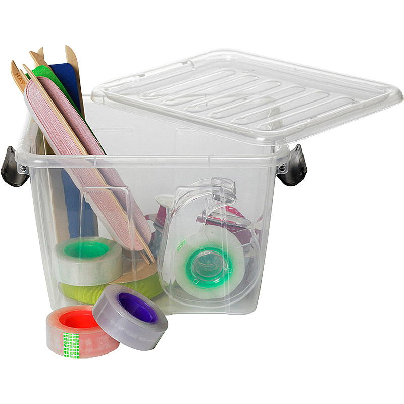 Home Oppbevaringsboks Home box m/lokk 3 liter L20,5 x B17 x H13,4 cm