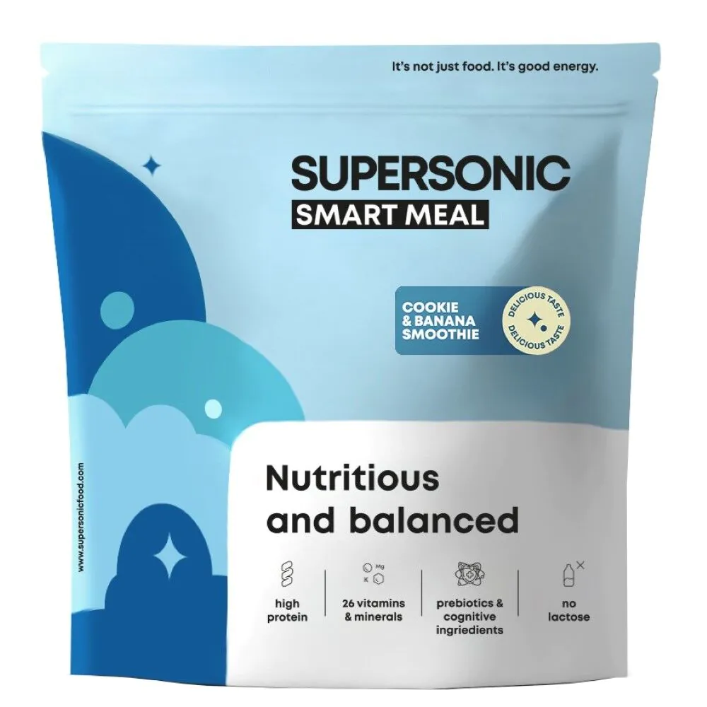 Supersonic Smart - Kompletan obrok sa smoothiejem od kolačića i banane 1,3 kg