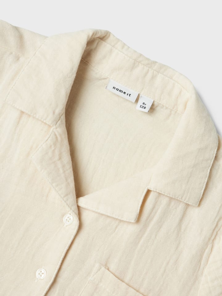 name it Kurzarmbluse NKFJASMIN SHORT SHIRT in summer sand günstig kaufen