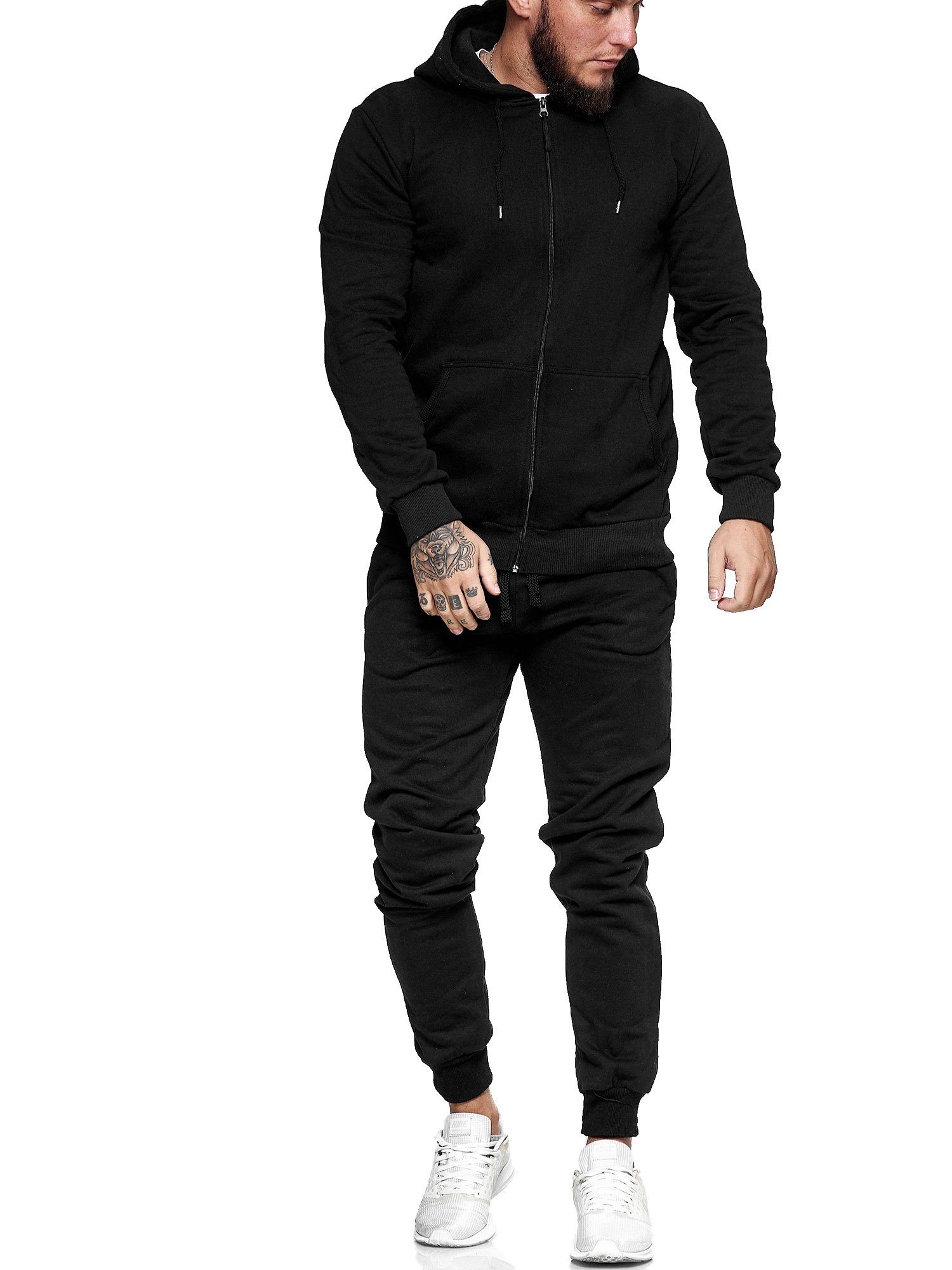 OneRedox Jogginganzug JG-3000 (Sportanzug Jogger Trainingsanzug), Fitness Freizeit Casual