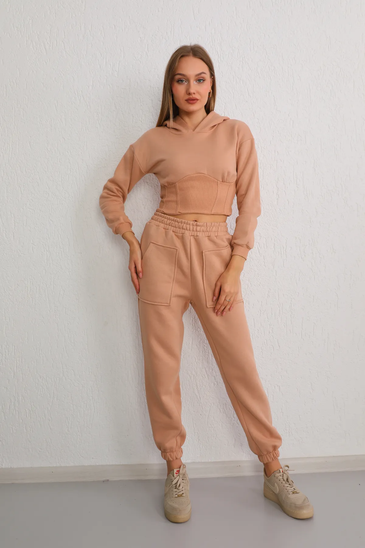 BİKELİFE  Zweiteiler - Beige - Regular Fit