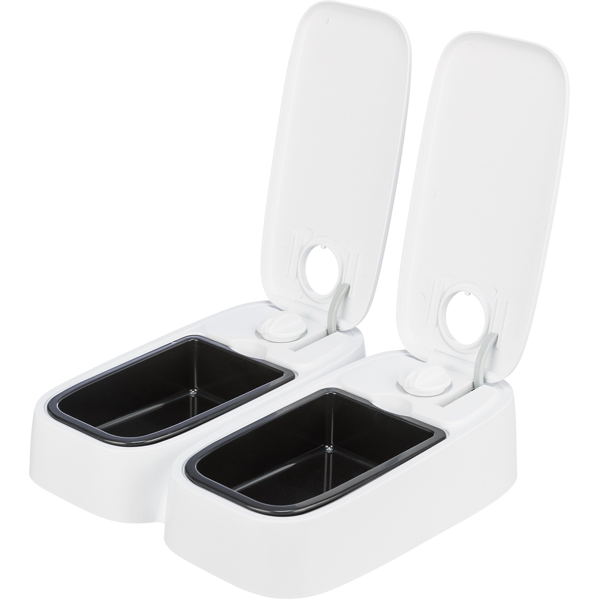Trixie Futterautomat TX2, 2×300 ml/ 27×7×24cm weiß bei ZooRoyal