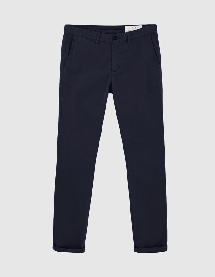 Pantalon chino SLIM bleu marine Homme