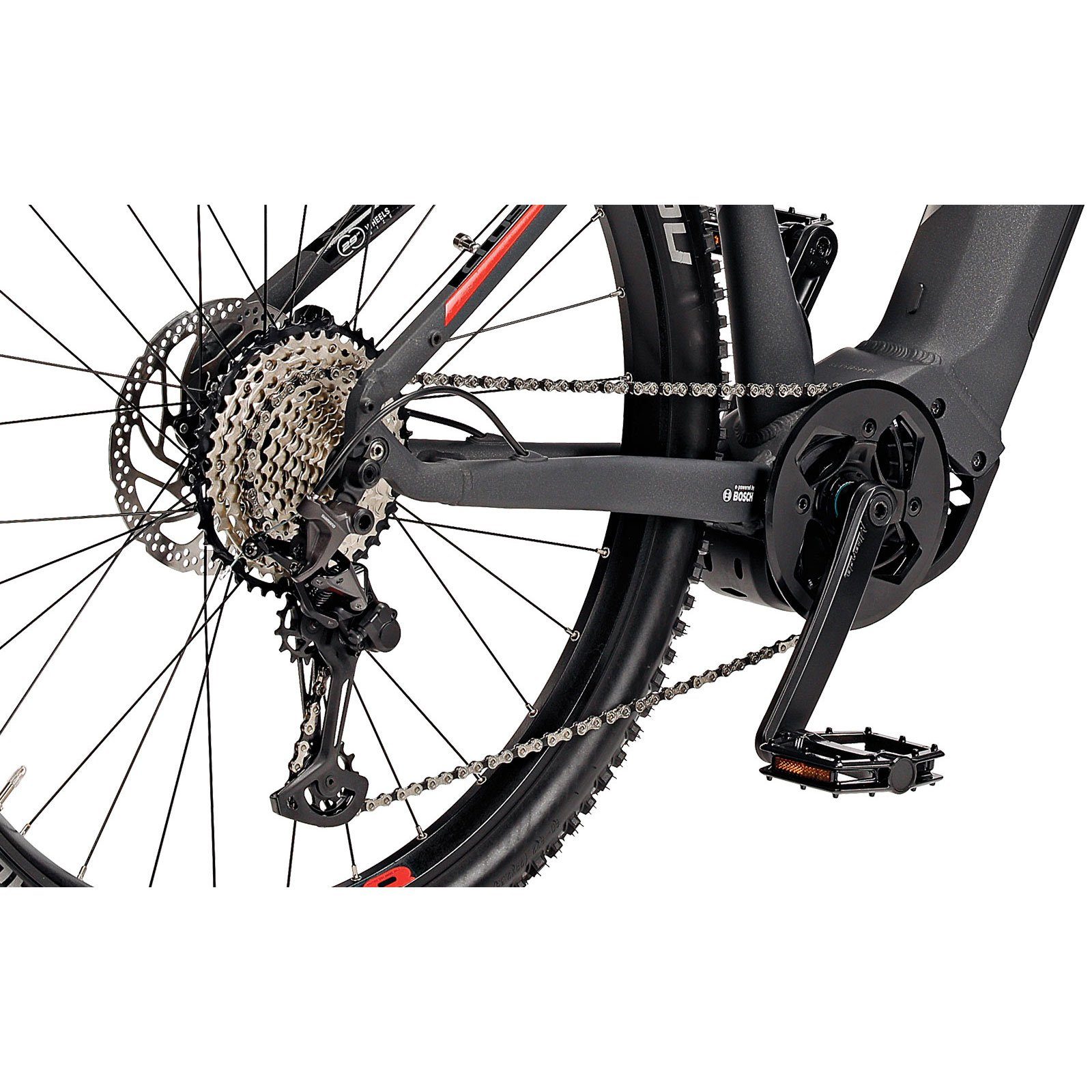 Airtracks E-Bike 29 Zoll E-Bike MTB BOSCH Performance Line CX Gen 4 625 Wh MAVERIX, 12 Gang, Kettenschaltung, Mittelmotor, 625,00 Wh Akku, SHIMANO XT RD-8120 - 52cm 56cm