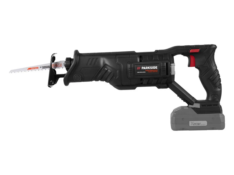 Serra sabre PARKSIDE PERFORMANCE® PSSAP 2028, alimentada por bateria, 20 V