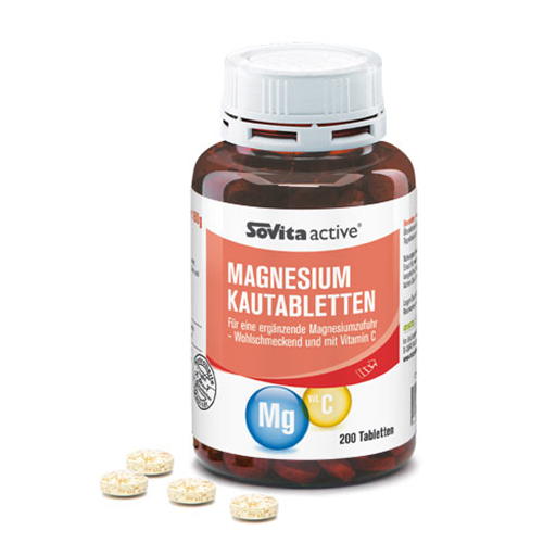 SOVITA ACTIVE Magnesium Kautabletten  200 St  Kautabletten