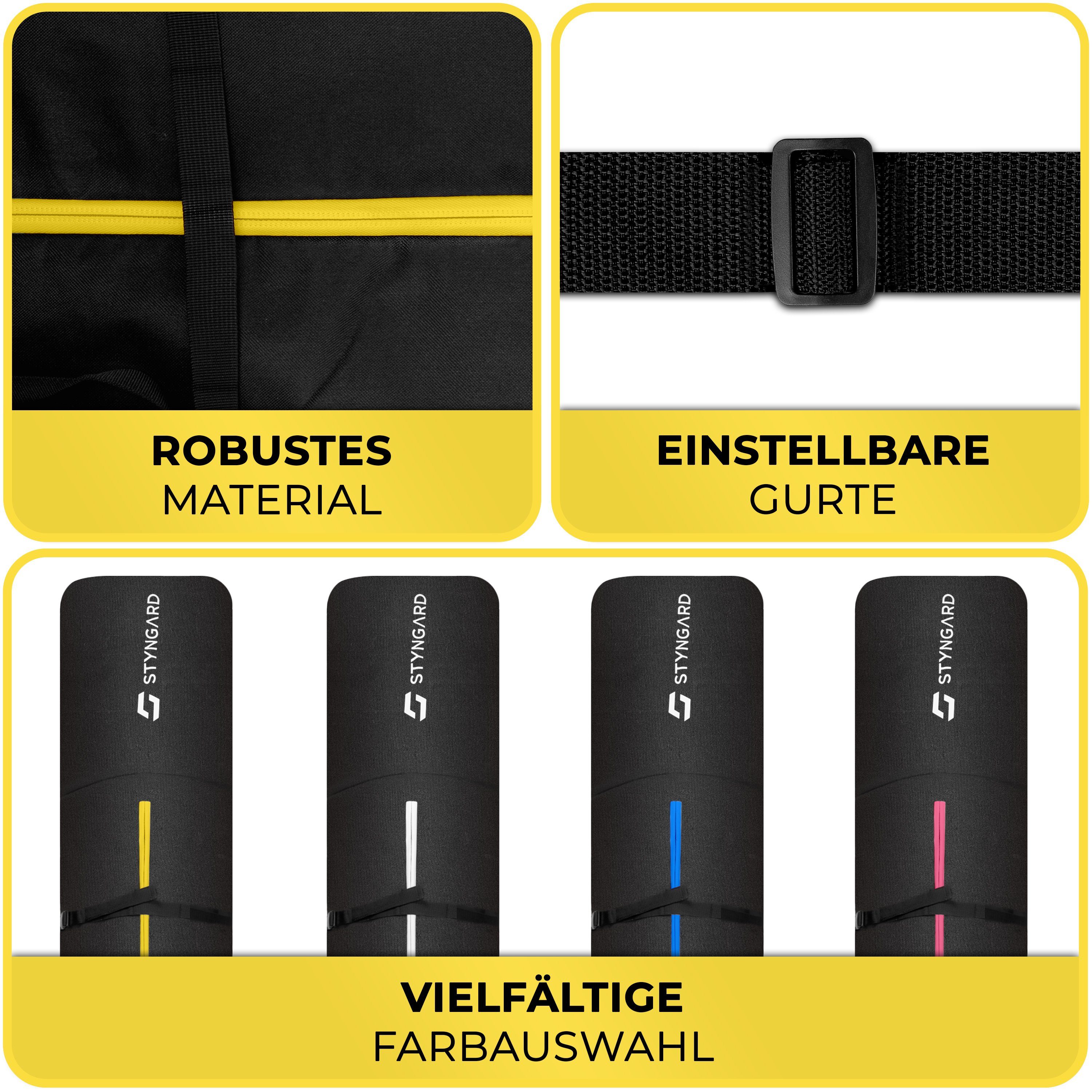 Styngard Skitasche KITZBÜHEL, 2 Paar Ski mit Rolltop [XXL - für 2 x 140 cm bis 200 cm]