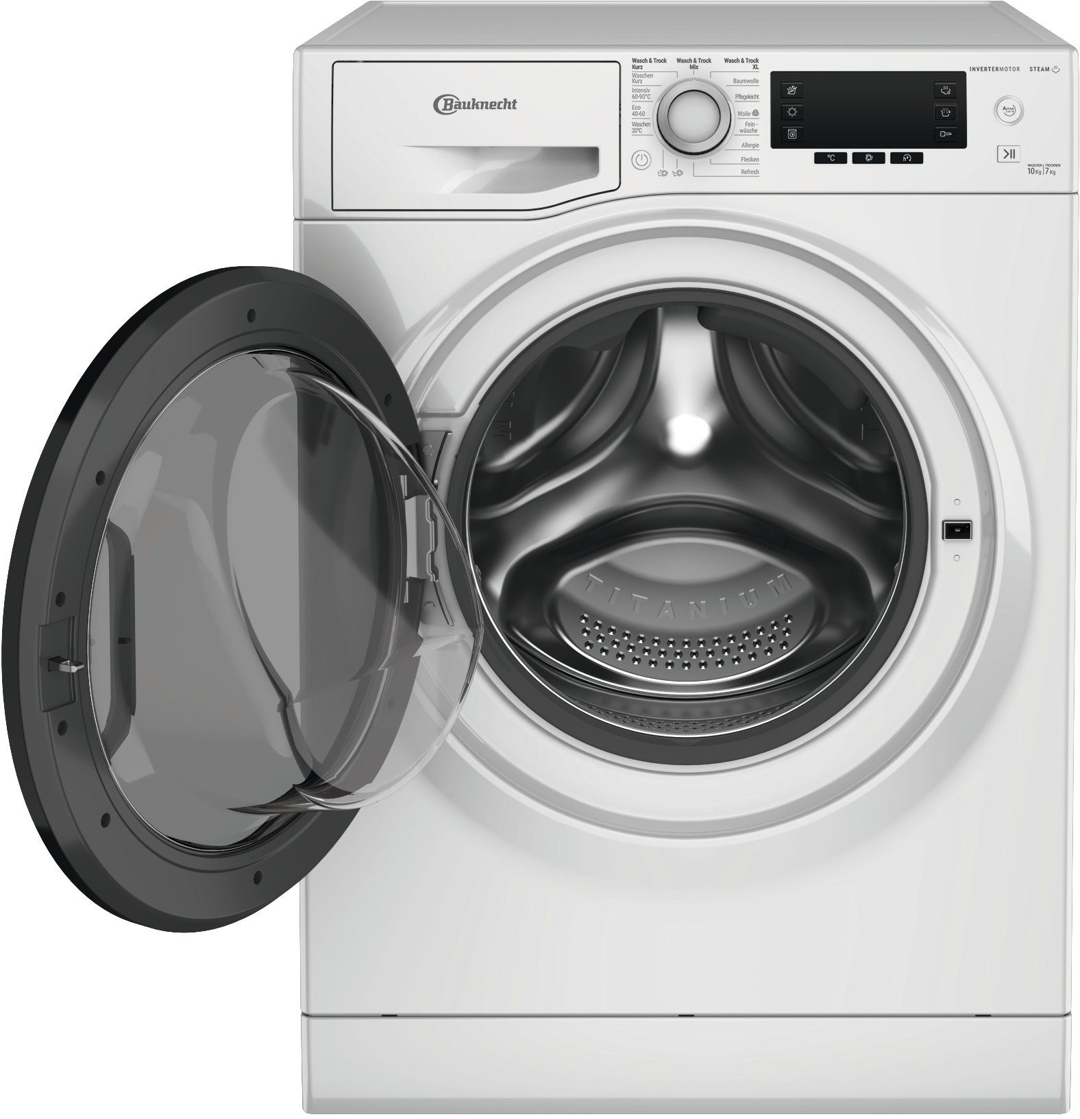 BAUKNECHT Waschtrockner WATK Sense 107S 52 N, 10 kg, 7 kg, 1500 U/min