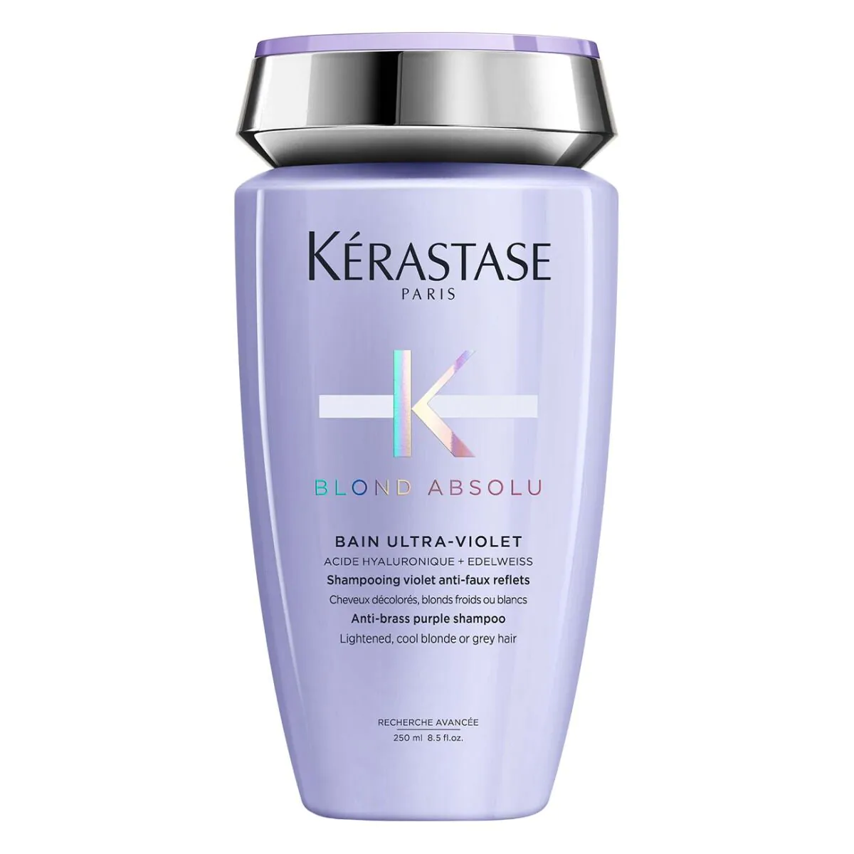 Αφρόλουτρο μαλλιών Kérastase Blond Absolu Ultra-Violet που εξουδετερώνει τους κίτρινους τόνους