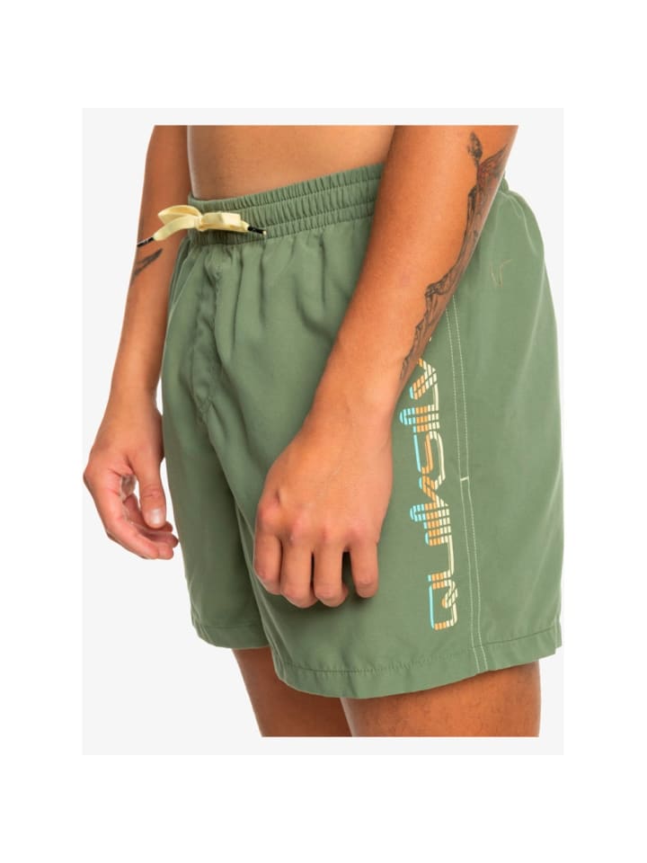 Quicksilver Badeshorts in Grün günstig kaufen