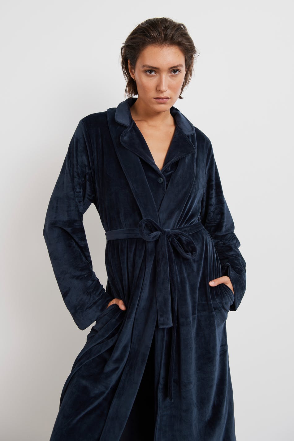 Vilma velour robe