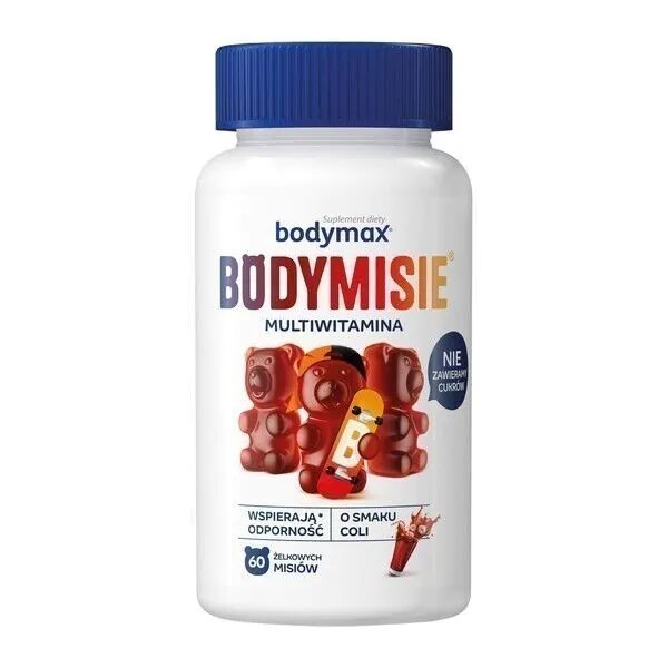 Πολυβιταμίνη Bodymax Bodymisie, Jelly Beans για παιδιά από 3 ετών και ενήλικες, Γεύση Cola