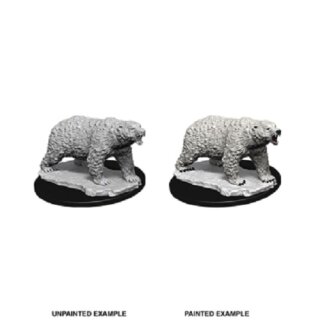 Polar Bear: Wizkids Deep Cuts Unpainted Miniatures