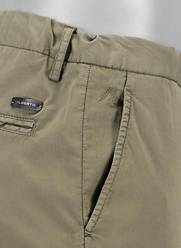 Alberto Golf, Golfhose Jump light, Slim Fit, Baumwolle, militärgrün