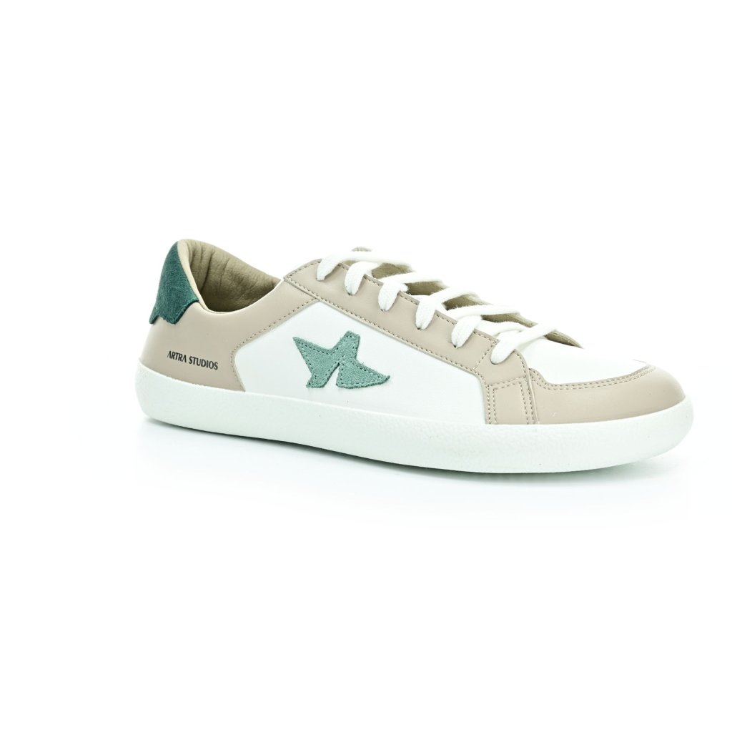 Artra Studios Orbit White/Beige/Green Barfußschuhe