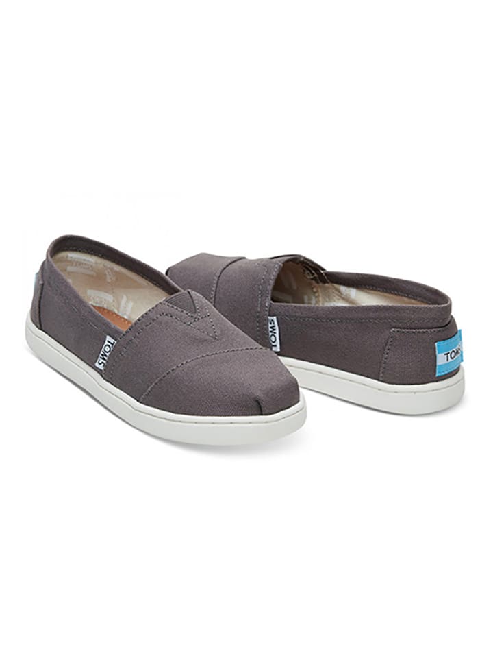 TOMS Slipper in Grau günstig kaufen