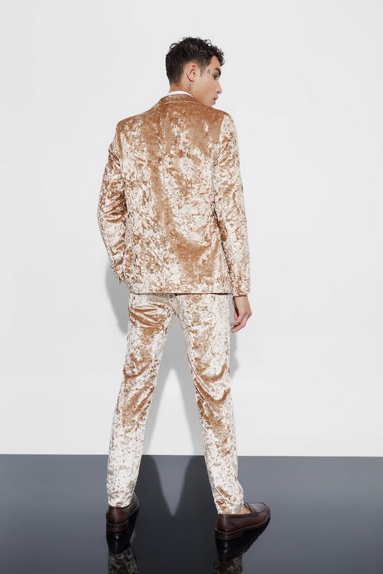 Skinny Blazer aus Samt